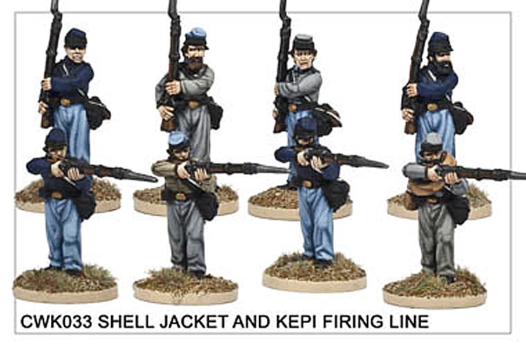 CWK033 Infantry In Kepi And Shell Jacket Firing Line - Image 2