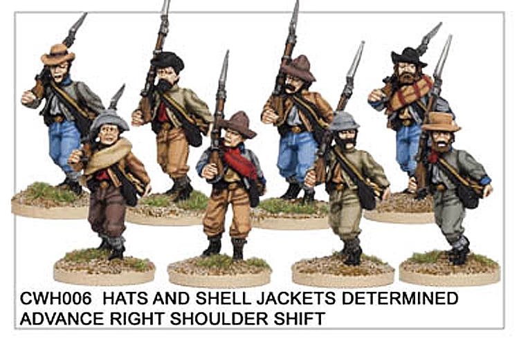 CWH006 Infantry In Hats And Shell Jackets Advancing - Image 2