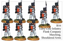 B016Early Line Infantry Flank Company Marching