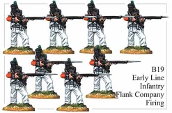 B019Early Line Infantry Flank Company Firing