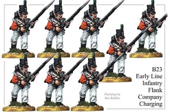 B023Early Line Infantry Flank Company Charging
