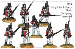 B024Early Line Infantry Flank Company Assorted