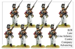 B028Late Line Infantry Centre Company Advancing