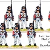 B040 Late Line Infantry Flank Company Marching