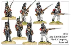 B048 Late Line Infantry Flank Company Assorted