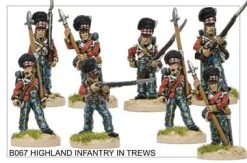 B067 Highlander Centre Company In Trews Command