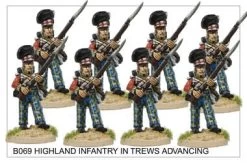 B069 Highlander Centre Company In Trews Advancing