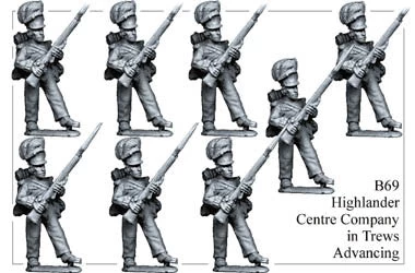 B069 Highlander Centre Company In Trews Advancing - Image 2