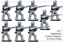 B071 Highlander Centre Company In Trews Firing