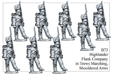 B073 Highlander Flank Company In Trews Marching