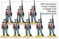 B085 Line Infantry Centre Company In Fatigue Caps Marching