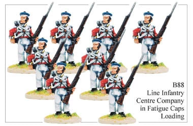 B088Line Infantry Centre Company In Fatigue Caps Loading