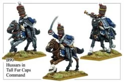 B090 Hussars In Tall Fur Caps Command