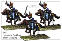 B095 Hussars In Peakless Shako Charging