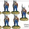 BRV105 British Infantry In Shell Jackets & Peaked Forage Caps Standing