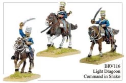 BRV116 Light Dragoons In Covered Shakos Command