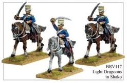 BRV117 Light Dragoons In Covered Shakos