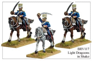 BRV117 Light Dragoons In Covered Shakos