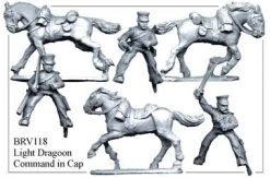 BRV118 Light Dragoons In Covered Caps Command