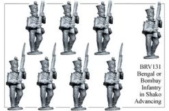 BRV131 Bengal Or Bombay Infantry In Shako Advancing