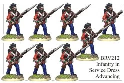 BRV212 British Infantry In Service Dress Advancing