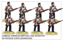 CMB034 Line Infantry In Fatigue Caps Advancing
