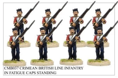 CMB037 Line Infantry In Fatigue Caps Standing