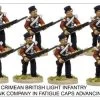 CMB045 Light Infantry Or Flank Company In Fatigue Caps Advancing