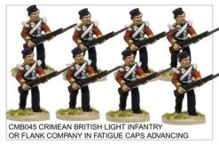 CMB045 Light Infantry Or Flank Company In Fatigue Caps Advancing
