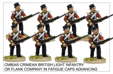 CMB045 Light Infantry Or Flank Company In Fatigue Caps Advancing