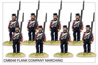 CMB046 Light Infantry Or Flank Company In Fatigue Caps Marching
