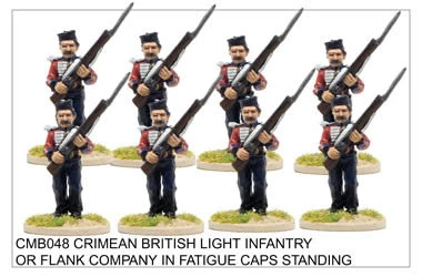CMB048 Light Infantry Or Flank Company In Fatigue Caps Standing