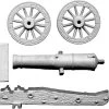 CMBG003 British 32pdr Gun On Field Carriage
