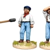 CWA003 Artillery Crew In Shirtsleeves Loading Gun