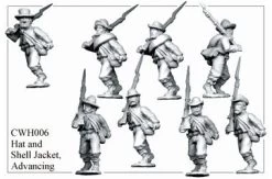 CWH006 Infantry In Hats And Shell Jackets Advancing