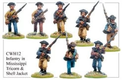 CWH012 Infantry In Mississippi Tricorn And Shell Jackets