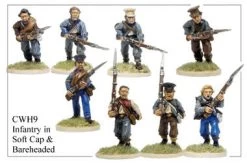 CWH009 Infantry With Soft Caps And Bare Heads