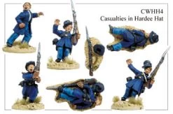CWHH004 Infantry In Hardee Hats And Frock Coats Casualties