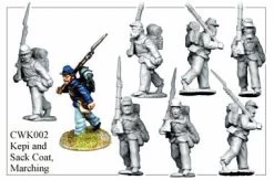 CWK002 Infantry In Kepi And Sack Coat Marching