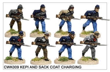 CWK009 Infantry In Kepi And Sack Coat Charging - Image 2