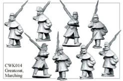 CWK014 Infantry In Kepi And Greatcoat Marching