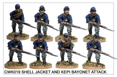 CWK019 Infantry In Kepi And Shell Jacket Attacking - Image 2