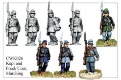 CWK026 Infantry In Kepi And Frock Coat Marching