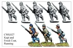 CWK027 Infantry In Kepi And Frock Coat Running