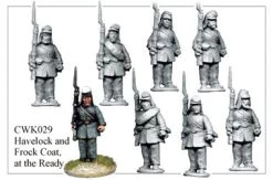 CWK029 Infantry In Havelock And Frock Coat At The Ready