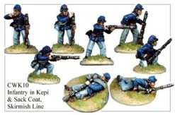 CWK010 Infantry In Kepi And Sack Coat Skirmishing