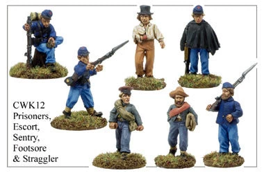 CWK012 Prisoners, Escort, Sentry, Footsore And Straggler