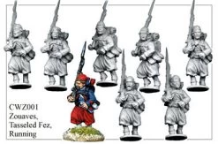 CWZ001 Zouaves In Tasseled Fez Running