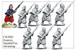 CWZ003 Zouaves In Tasseled Fez Advancing