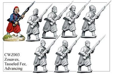CWZ003 Zouaves In Tasseled Fez Advancing